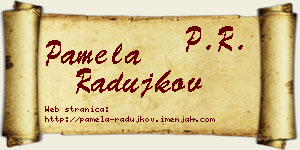 Pamela Radujkov vizit kartica